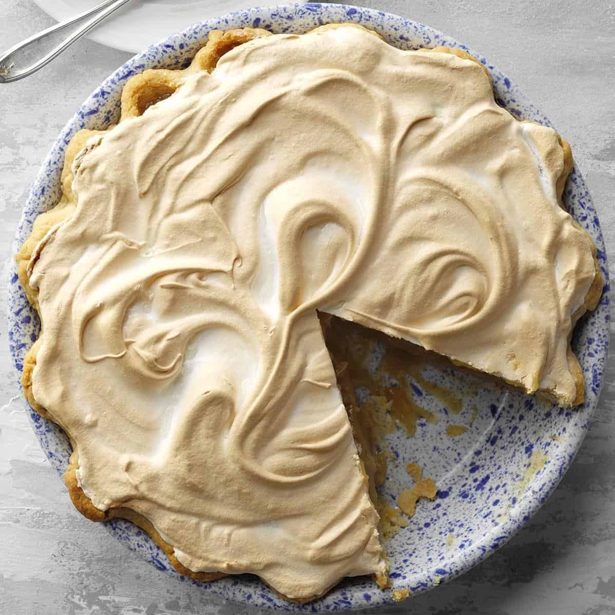  Perfect for holidays or simply as a tasty treat, this butterscotch pie is a must-try!