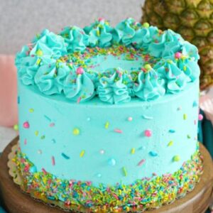 Pineapple Paradise Cake With Coconut Cream Frosting