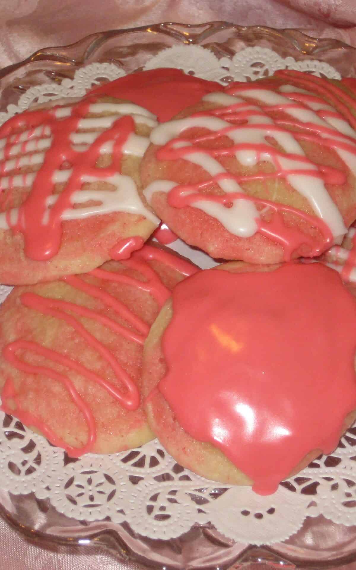 Pink Sweeties (Pretty Pink Almond Cookies)