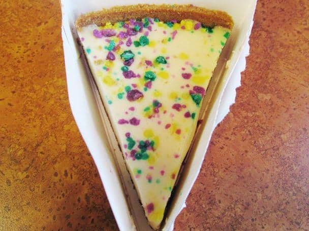 Popeye's Mardi Gras Cheesecake