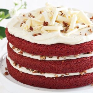 Red Velvet Cake and Cream Cheese Icing (Paula Deen)