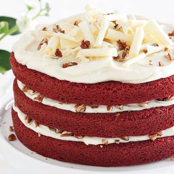 Red Velvet Cake and Cream Cheese Icing (Paula Deen)