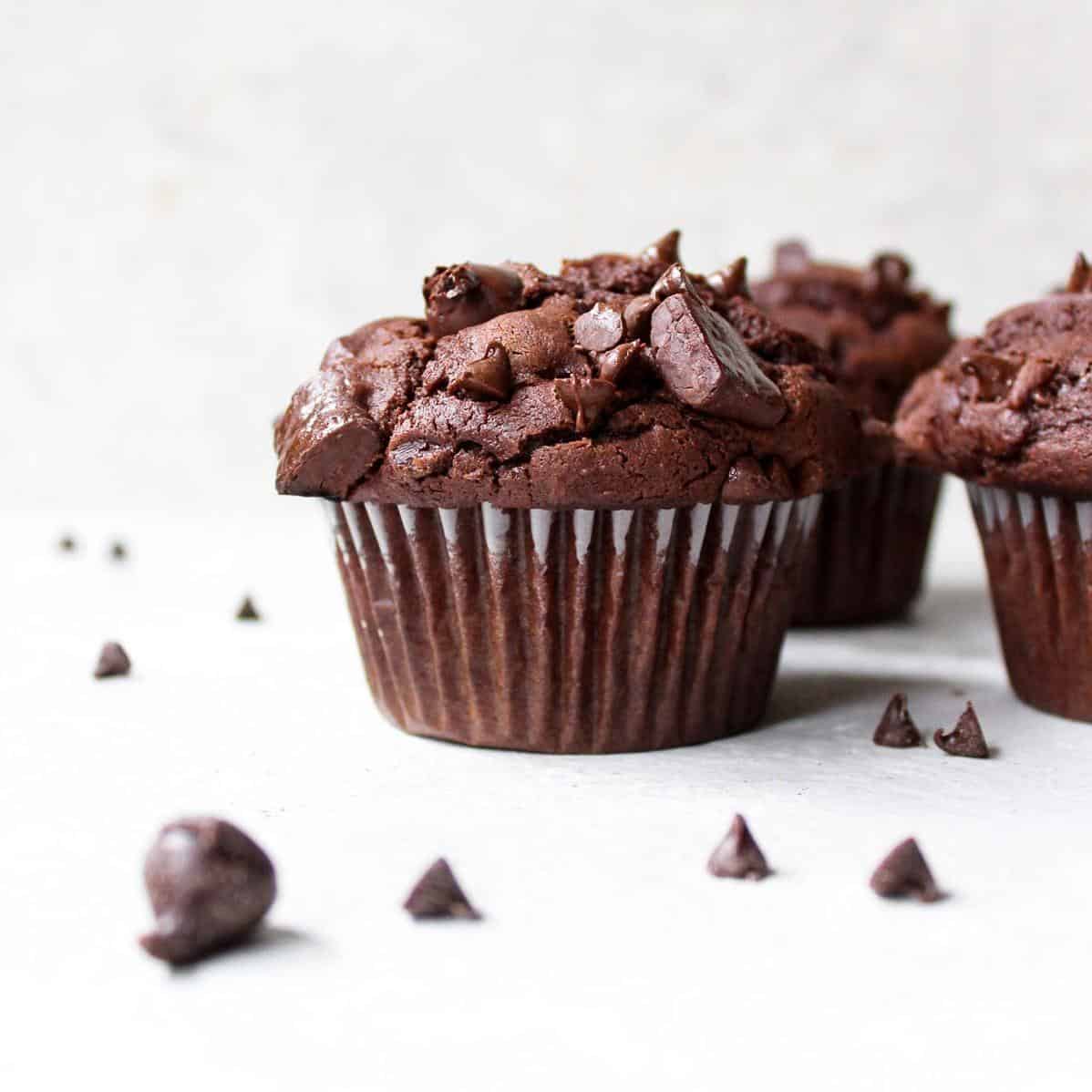  Satisfy any chocolate craving with these muffins.