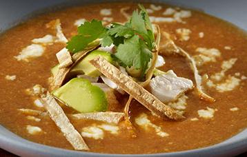  Satisfy your cravings with a bowl of this delicious Chicken Tortilla Soup!
