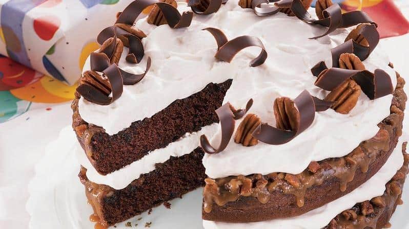  Satisfy your sweet tooth with this indulgent cake.