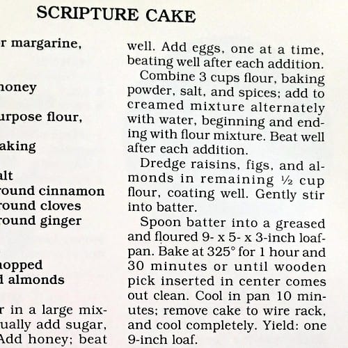 Scripture Cake I
