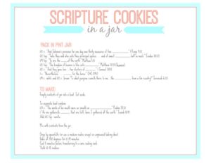 Scripture Cookies