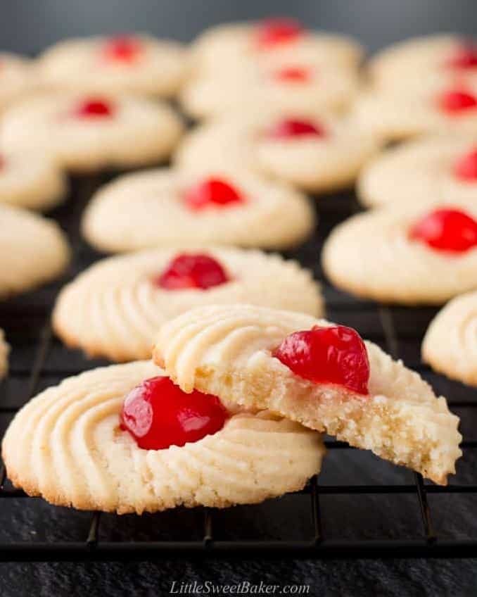  Scrumptious cherry bits in every cookie.