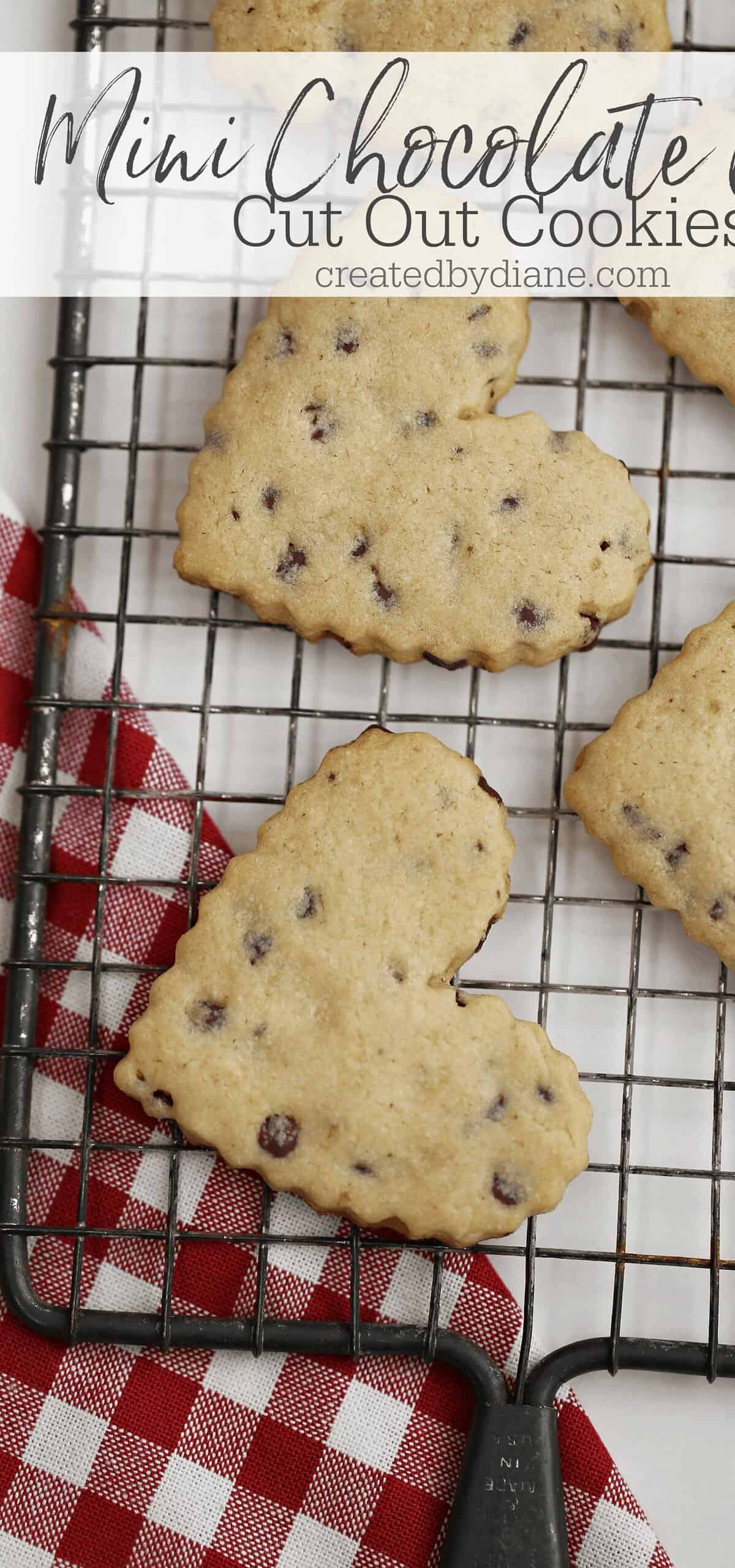  Sink your teeth into these delicious and fun Chocolate Chip Cut-Out Cookies!