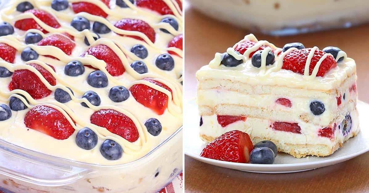  Summer in a dish with Ambrosia Icebox Cake!