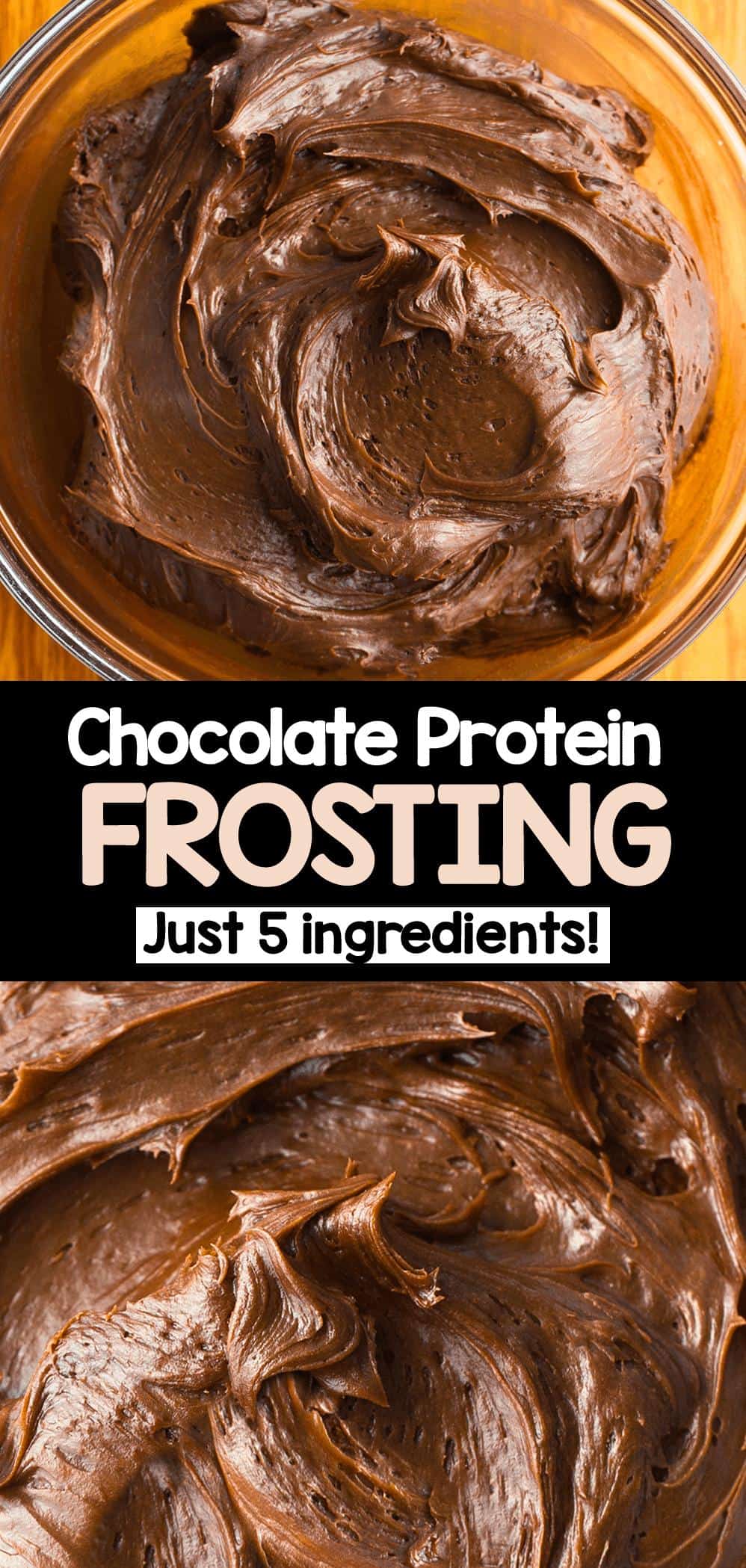Sure thing! Here are some creative photo captions for the Chocolate Protein Frosting recipe: