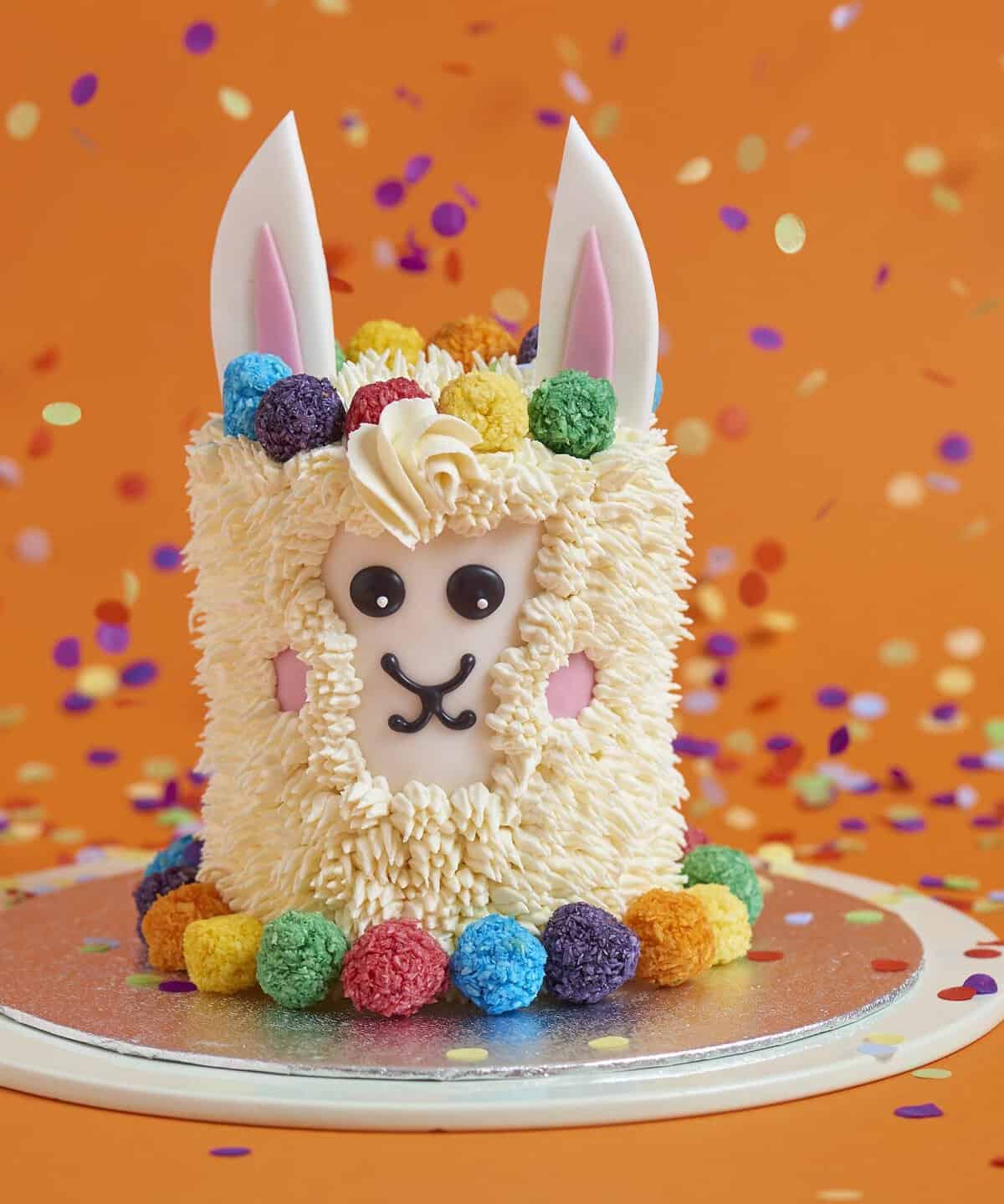  Take a break and treat yourself to a scrumptious slice of our Dulce De Leche Llama Cake.