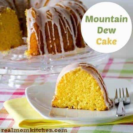 Take a sip of summer with our Mountain Dew Cake.