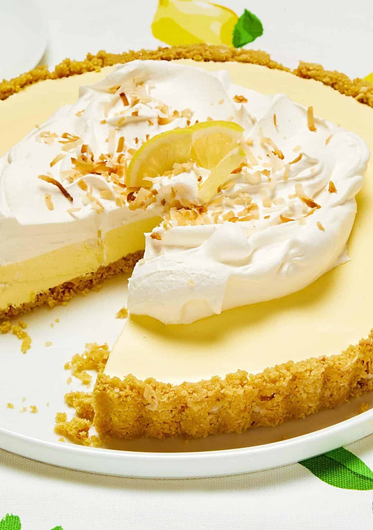   Tangy lemon meets creamy cheesecake