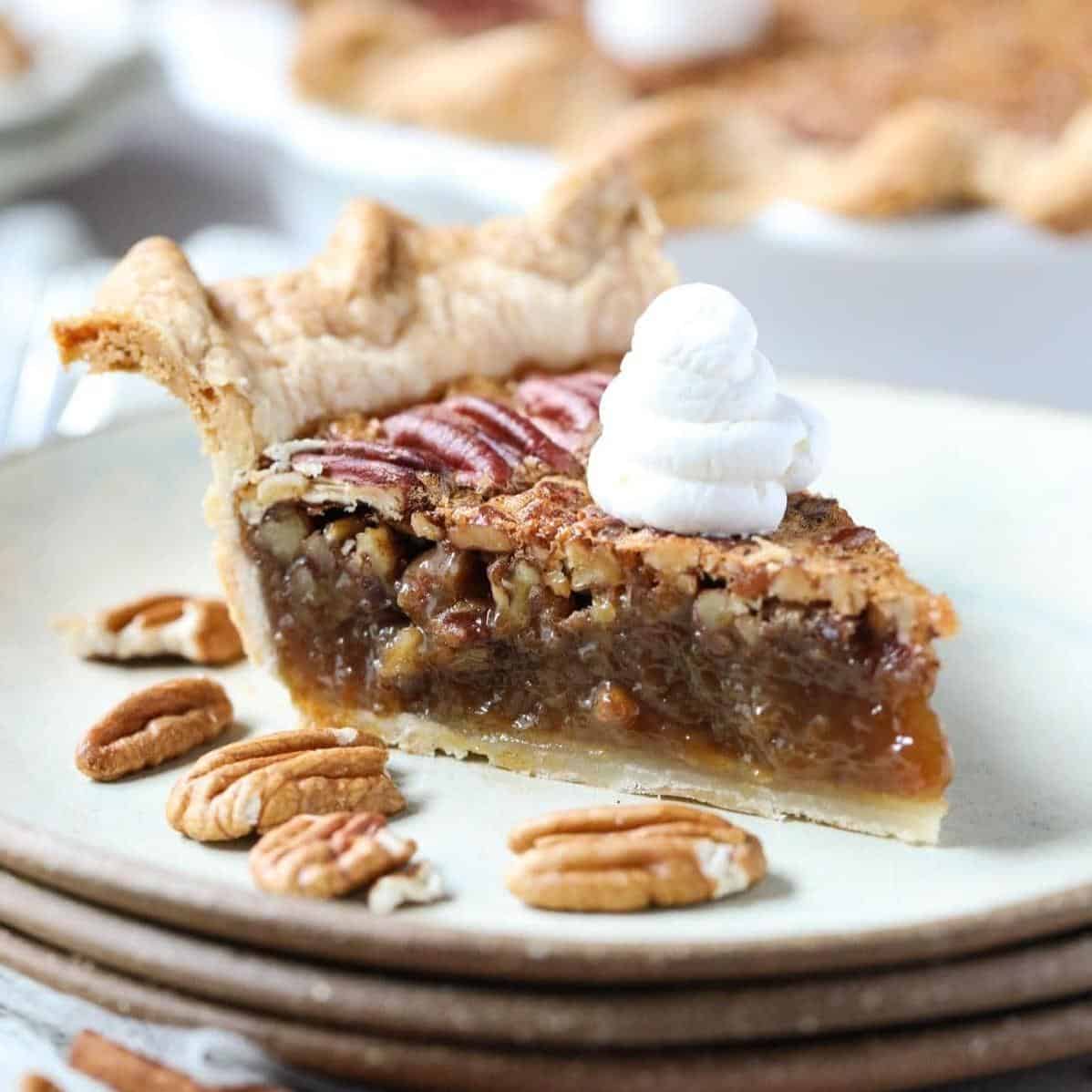  The combination of sweet and nutty flavors make this pie a classic favorite any time of the year.