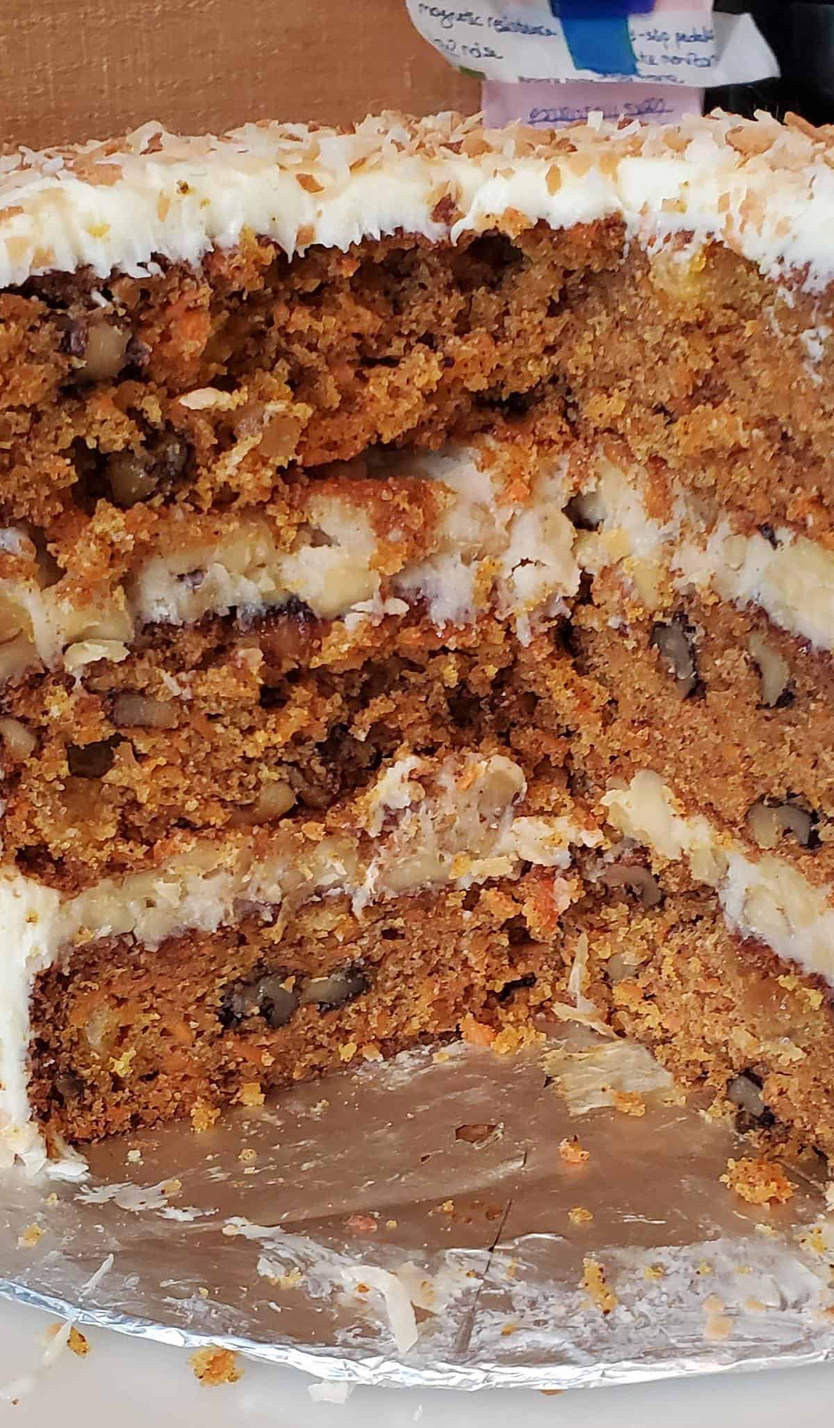  The moistness of this cake is divine; you won't need a glass of milk to enjoy it.