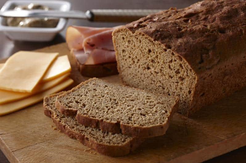  The perfect crumb and deep, dark color make this bread a show stopper.