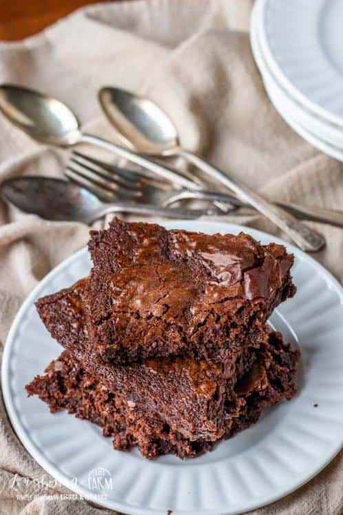  The sweet delight of a hot and fresh Brownie.