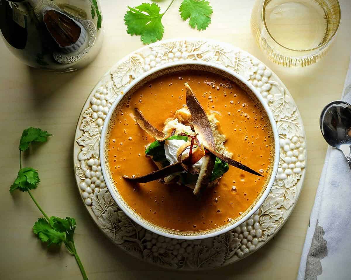  The ultimate comfort food for any occasion - Chicken Tortilla Soup.