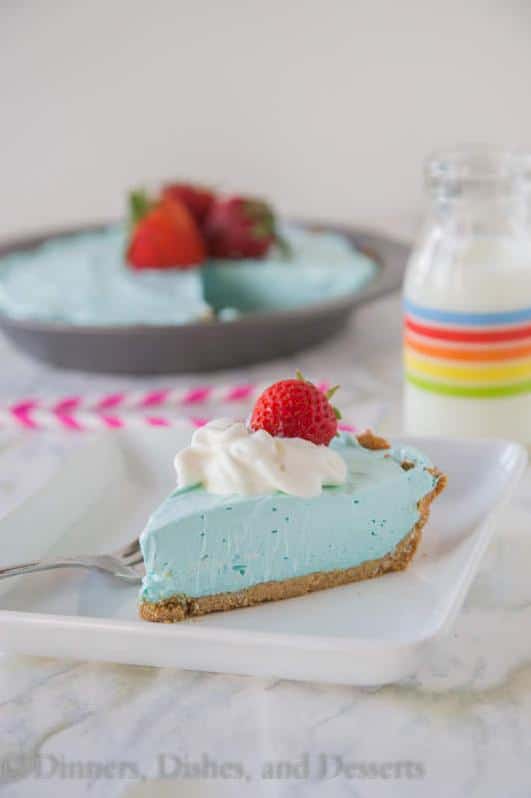  The vibrant colors of this Kool-Aid Pie will make your taste buds do a happy dance.