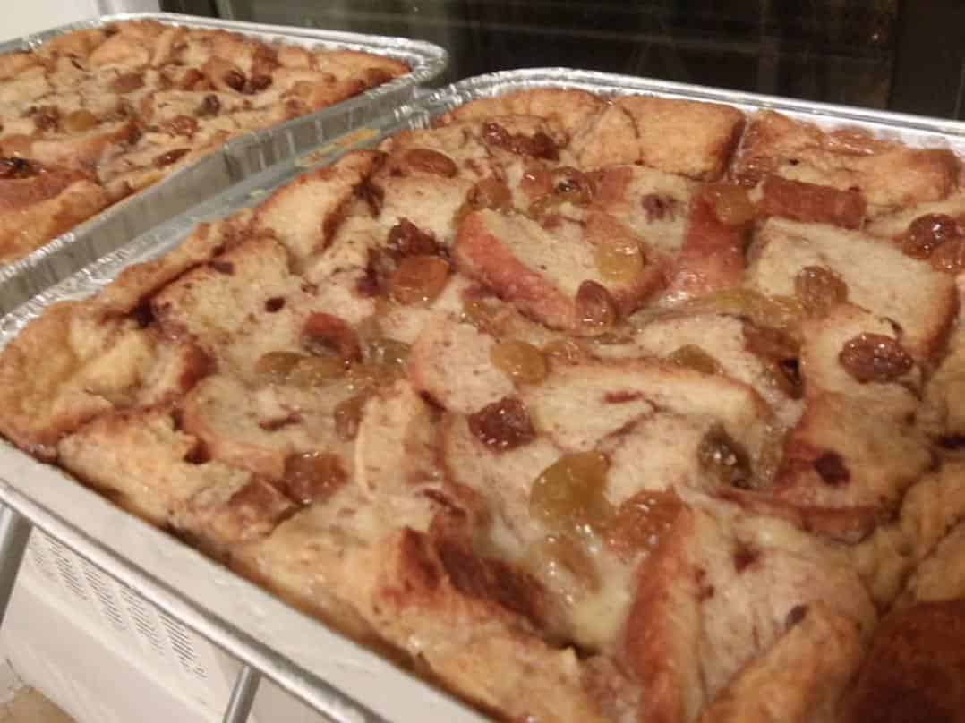  The warm, gooey center of this bread pudding is pure heaven.