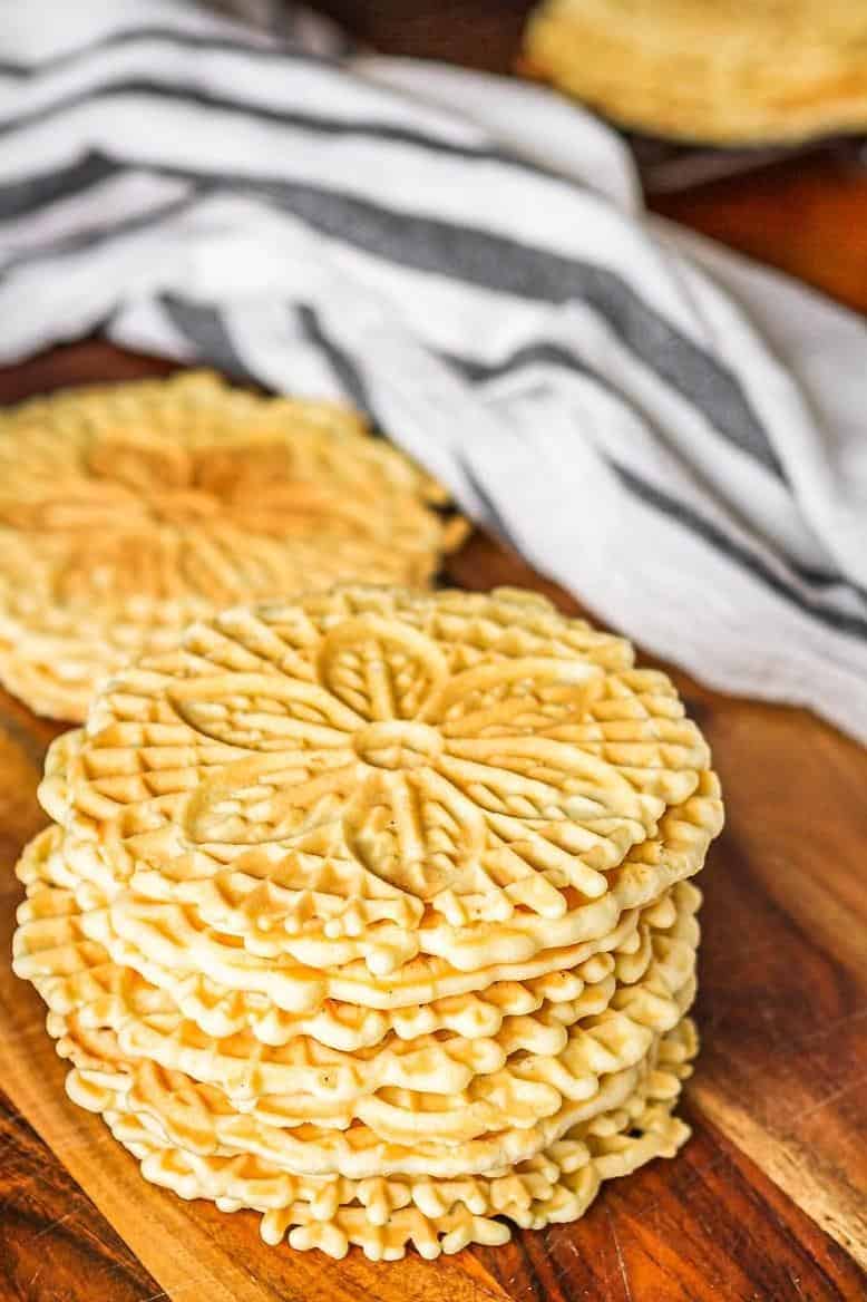  There's nothing like a freshly-made Pizzelle Alle Nocciole.