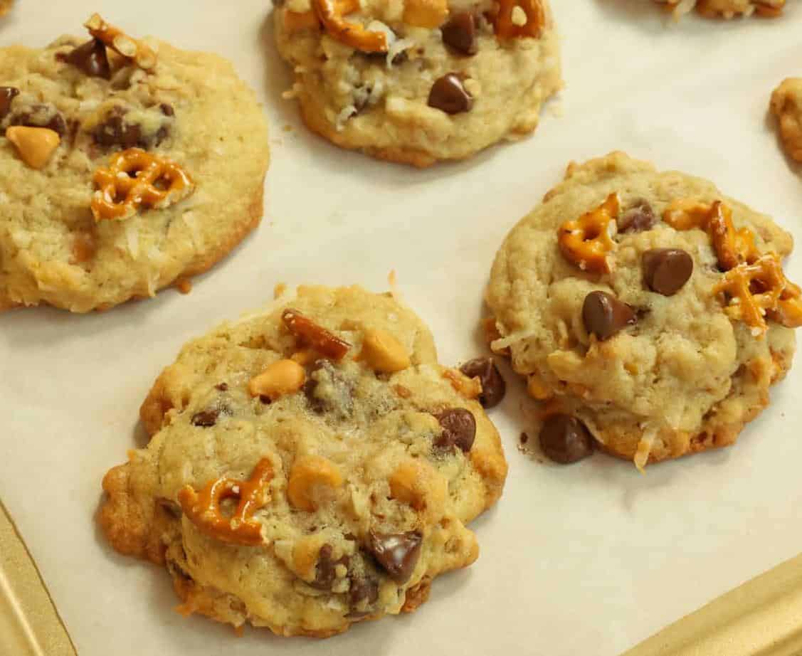  These cookies are a delicious, sweet mishmash of flavors and textures.