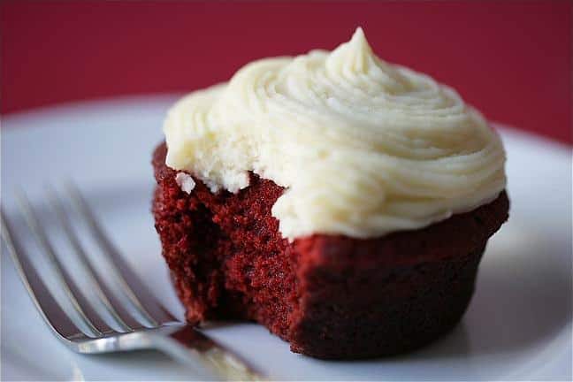  These cupcakes are the perfect size for a sweet afternoon pick-me-up snack.