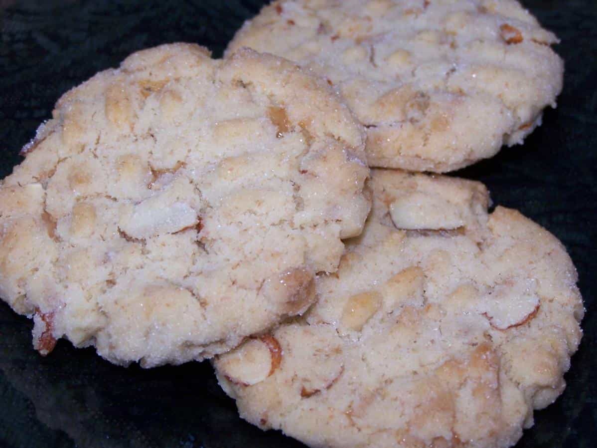  These delicious Texan-size almond crunch cookies are a must-try!