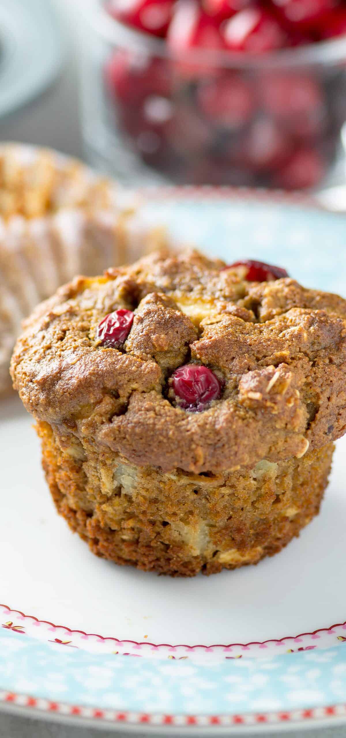  These muffins are loaded with tangy cranberry sauce, making every bite a burst of flavor.