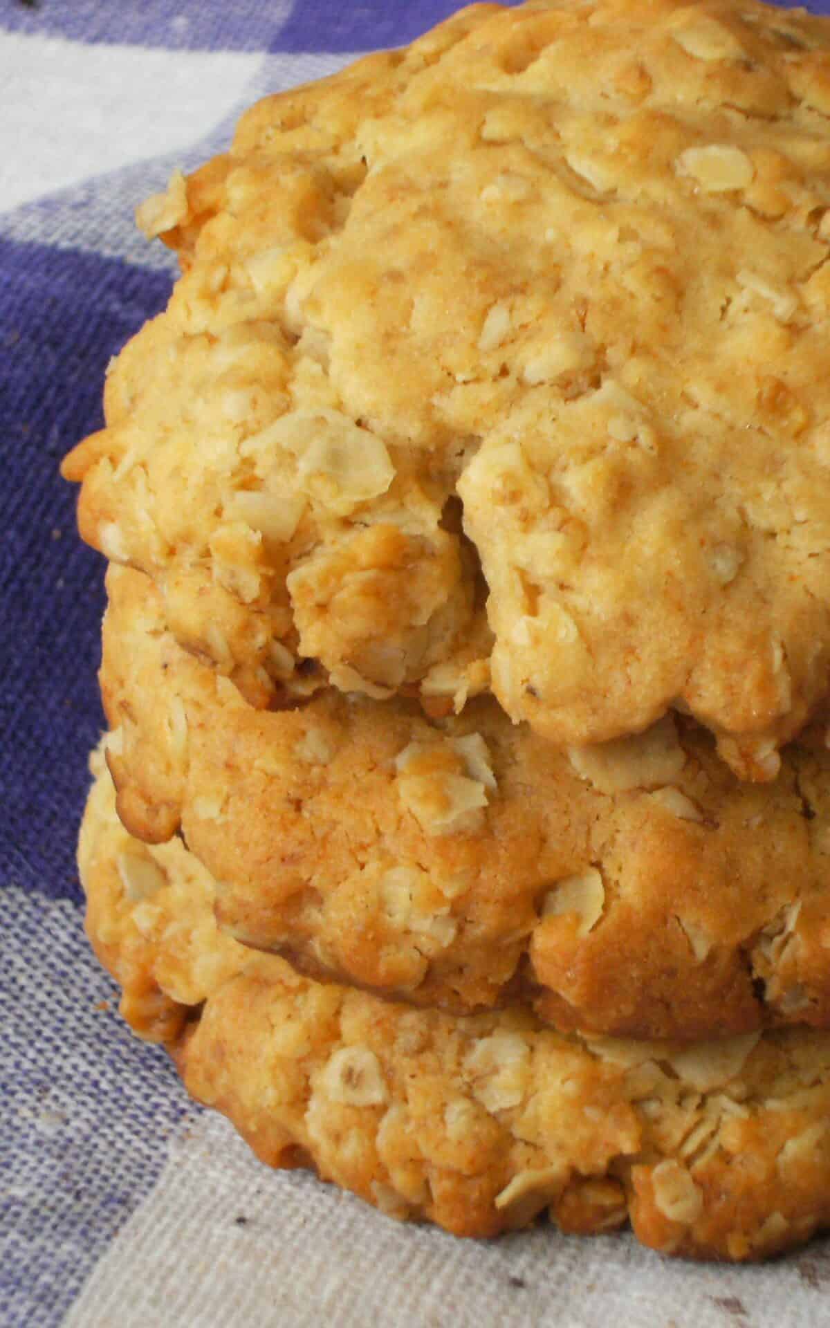  These oat cookies are the perfect sweet treat with your favorite hot drink.