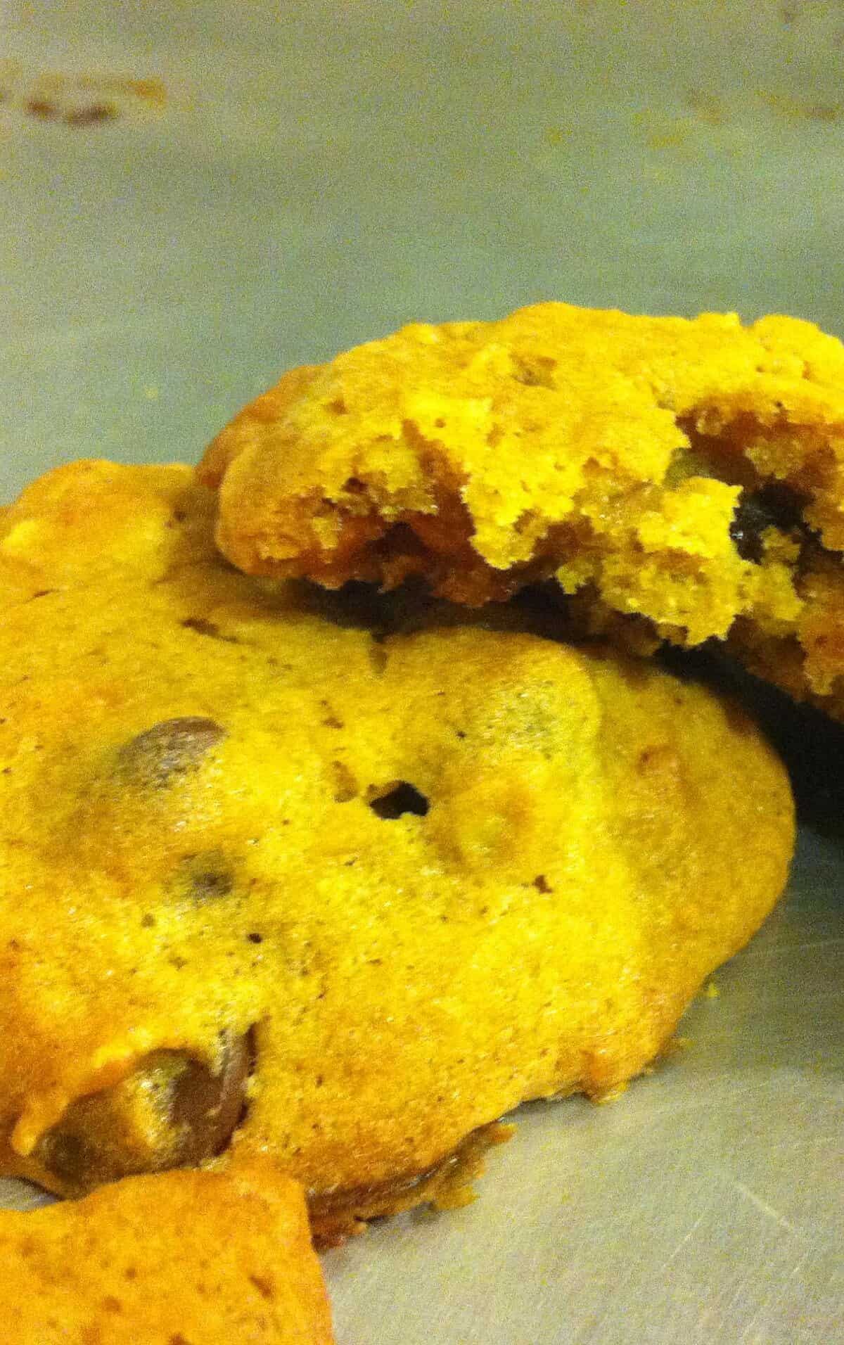  These pumpkin cookies are the cutest treat in the patch.