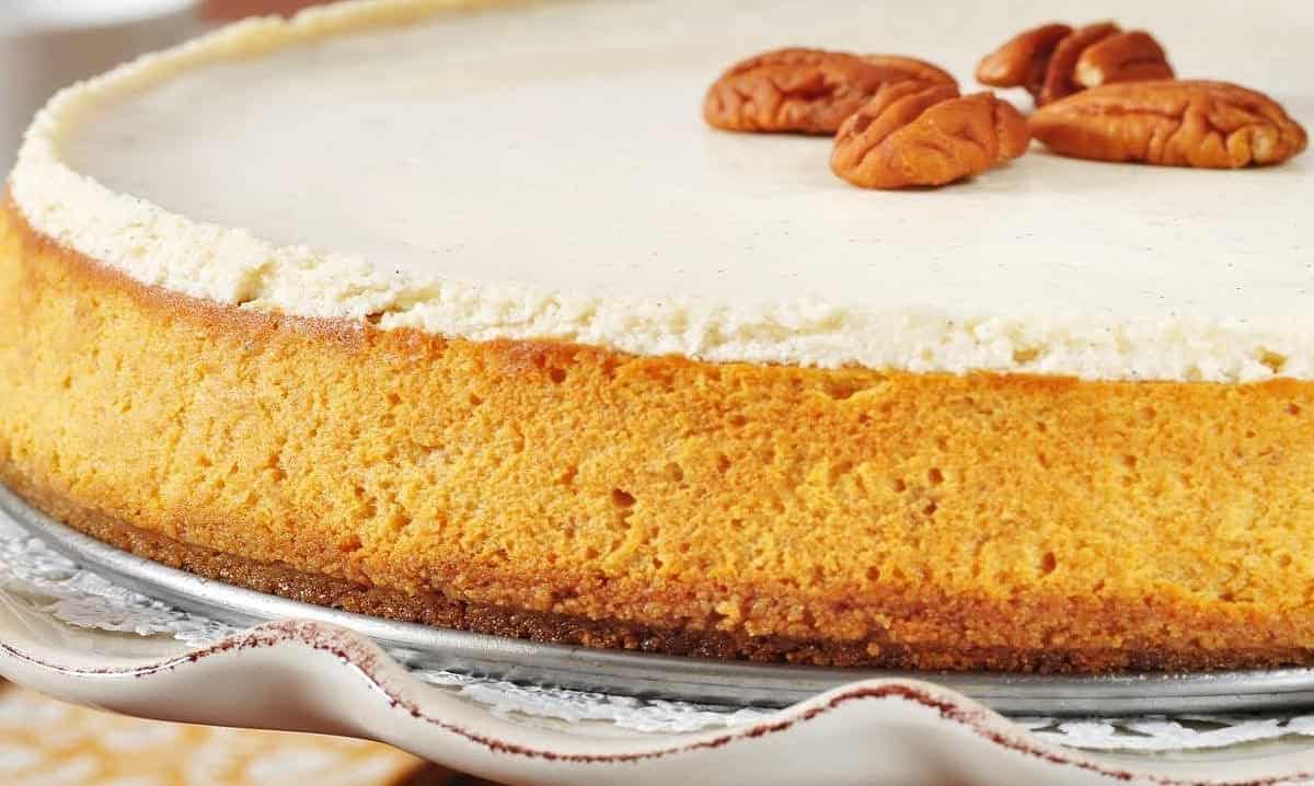  This creamy pumpkin cheesecake is a crowd-pleaser at any fall gathering.