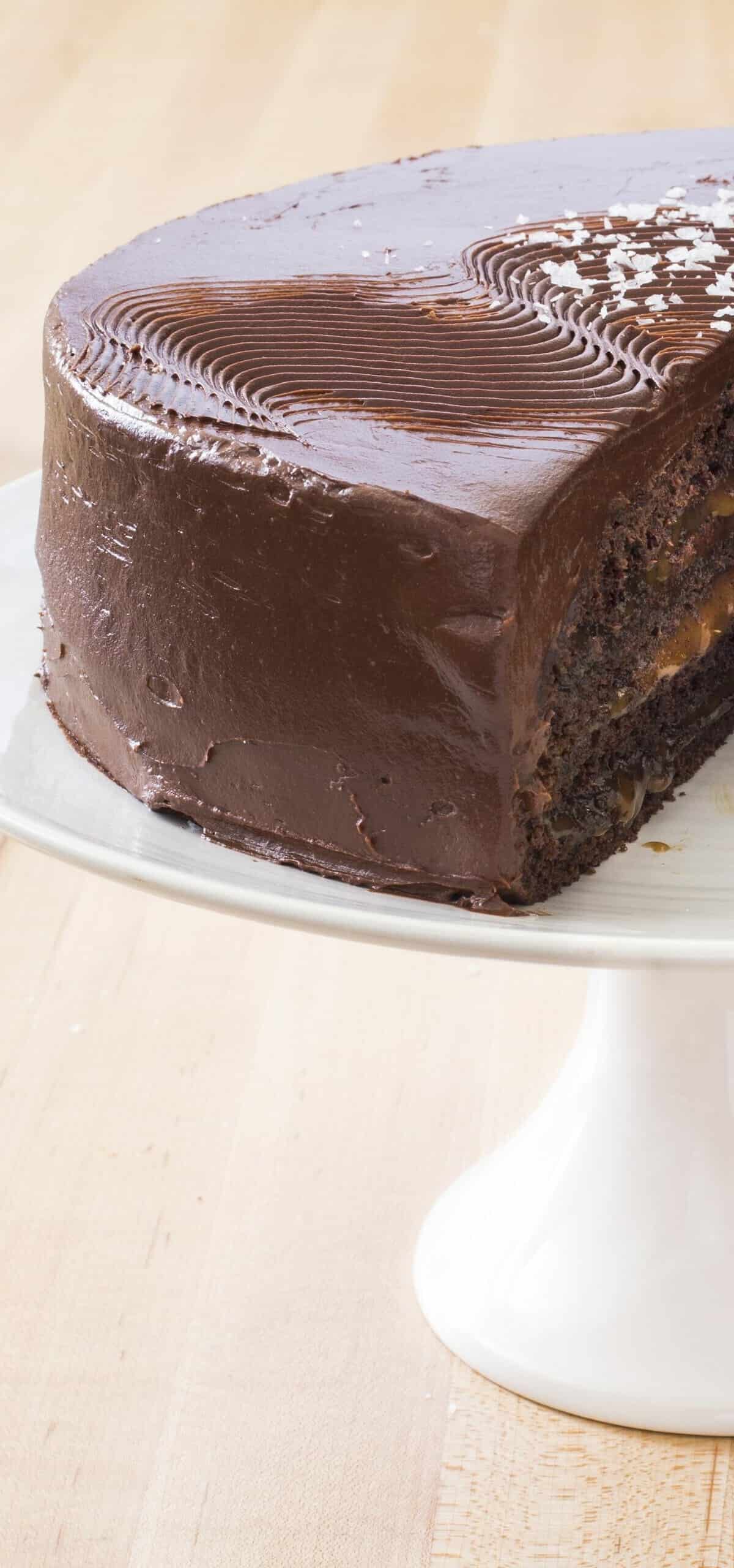  This decadent cake will bring a smile to your face with every bite.