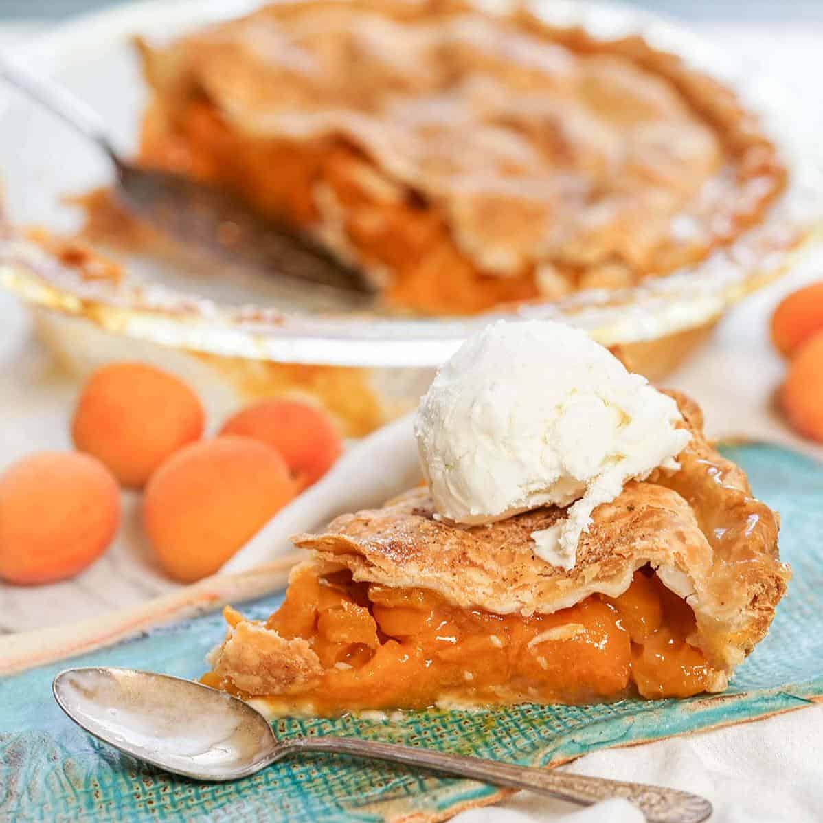  This is the pie that dreams are made of, Apricot Sour Cream Pie