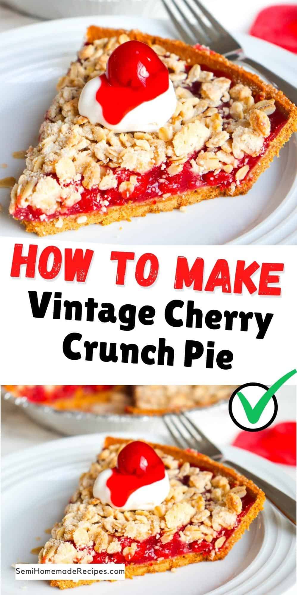  This pie is bursting with juicy cherry goodness!