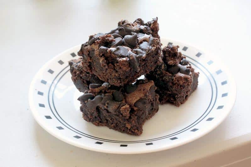  Topped with a sprinkle of powdered sugar, these brownies are picture-perfect