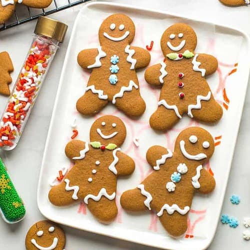 Vegan No-Chill Gingerbread Cookies