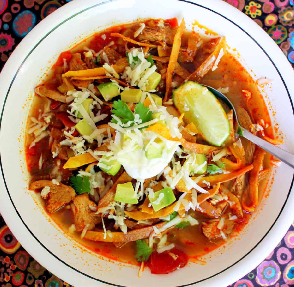  Warm up with a bowl of Pastor Tom's Tortilla Soup!
