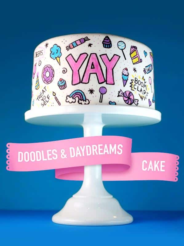 Watch out, this Doodle Cake will have you going doodle-y doo for days!