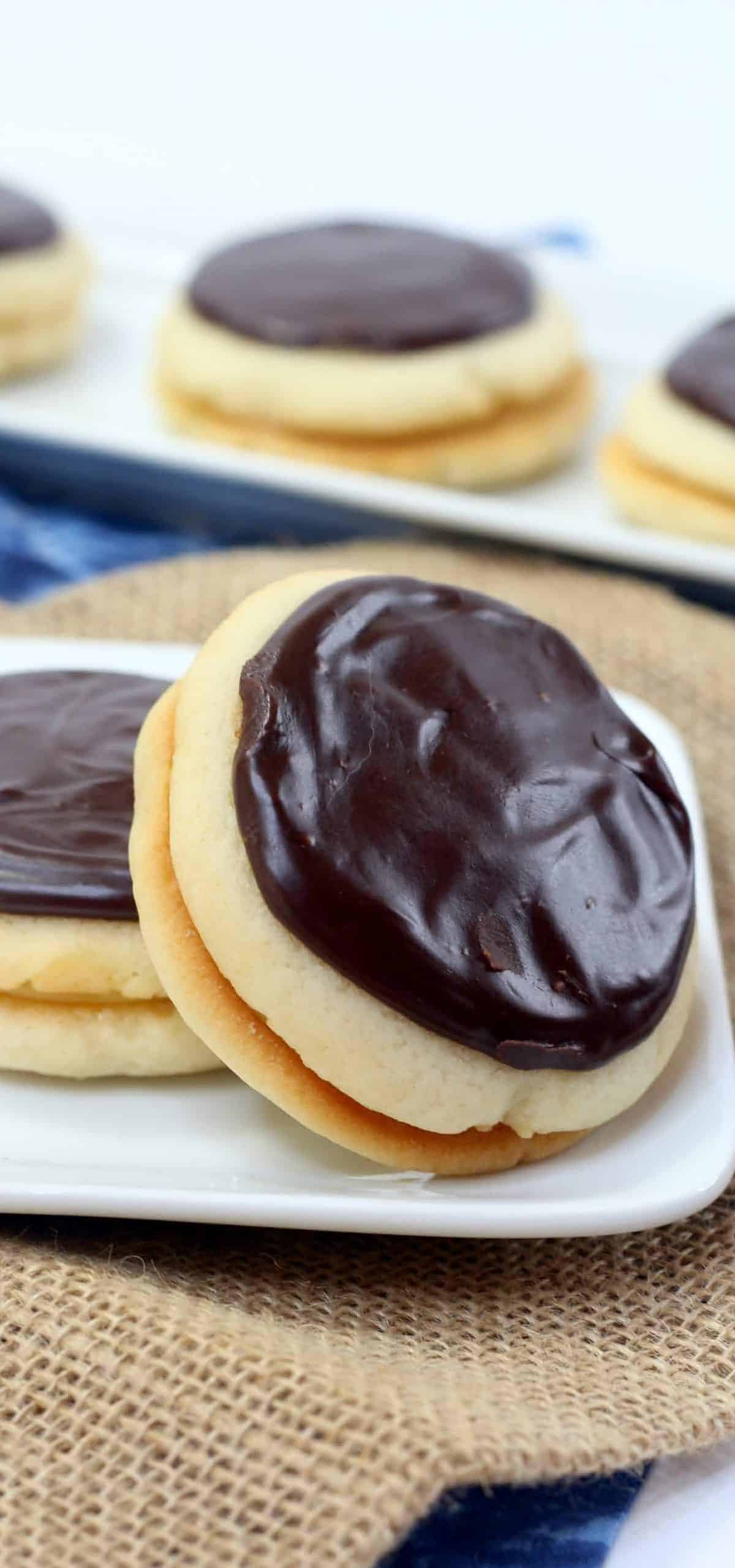  Welcome to cookie heaven with Boston cream deliciousness.