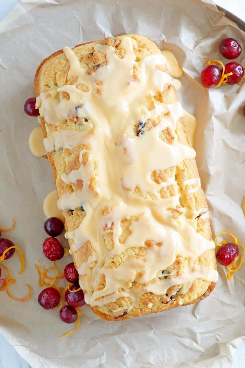  Whether for breakfast, snack, or dessert, this cranberry bread is always a crowd-pleaser.