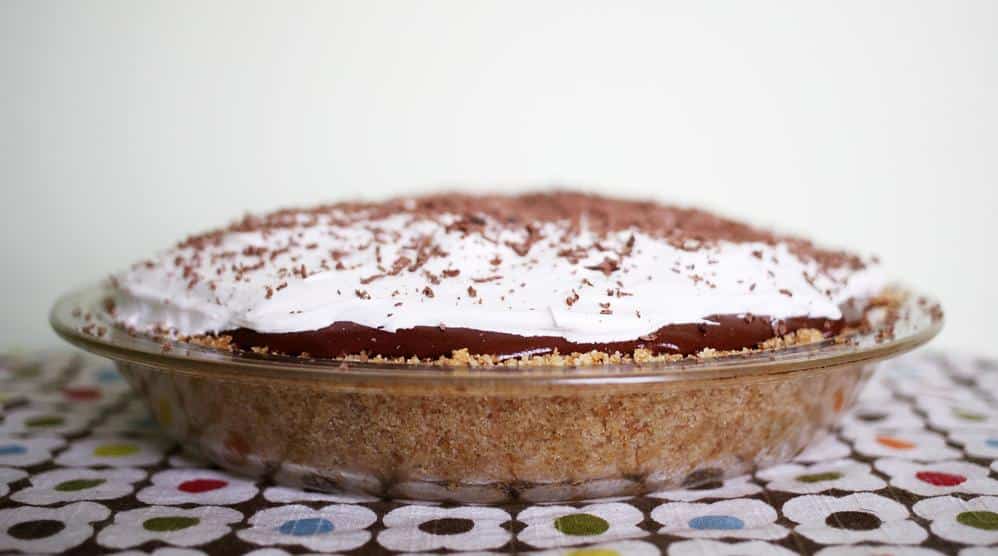  Who needs love when you have chocolate? Enjoy Bishop's Chocolate Pie.