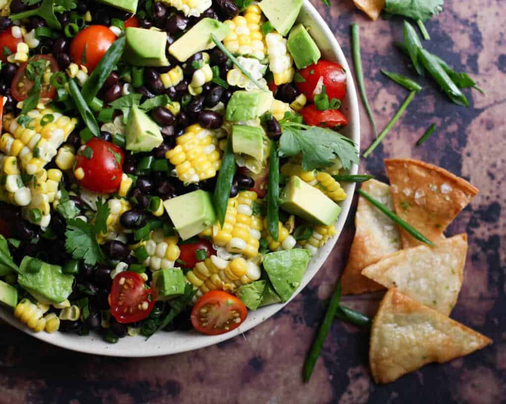  Who says salads have to be boring? This one is full of flavor and texture.