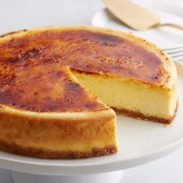 Who says you have to choose between creme brulee and cheesecake? Have both!