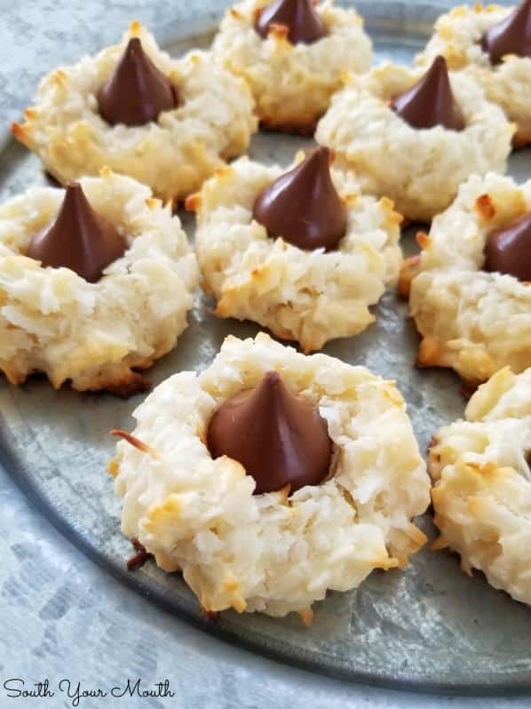  You can never have enough coconut in your life, and these kisses are proof!