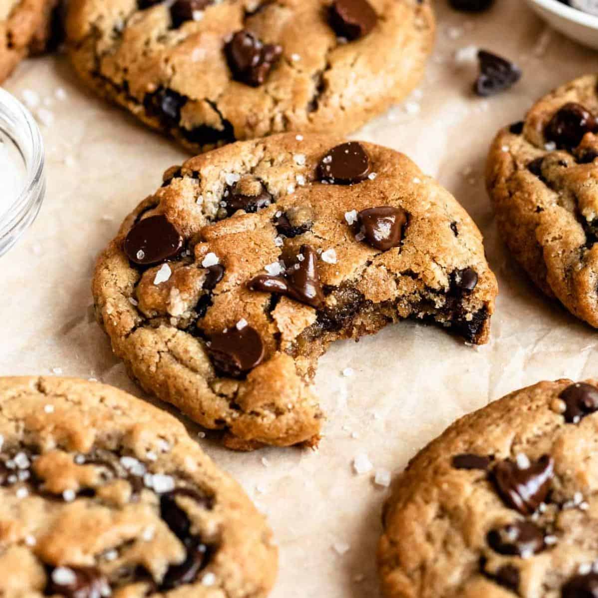  You can’t go wrong with classic chocolate chip cookies especially with this healthier version!