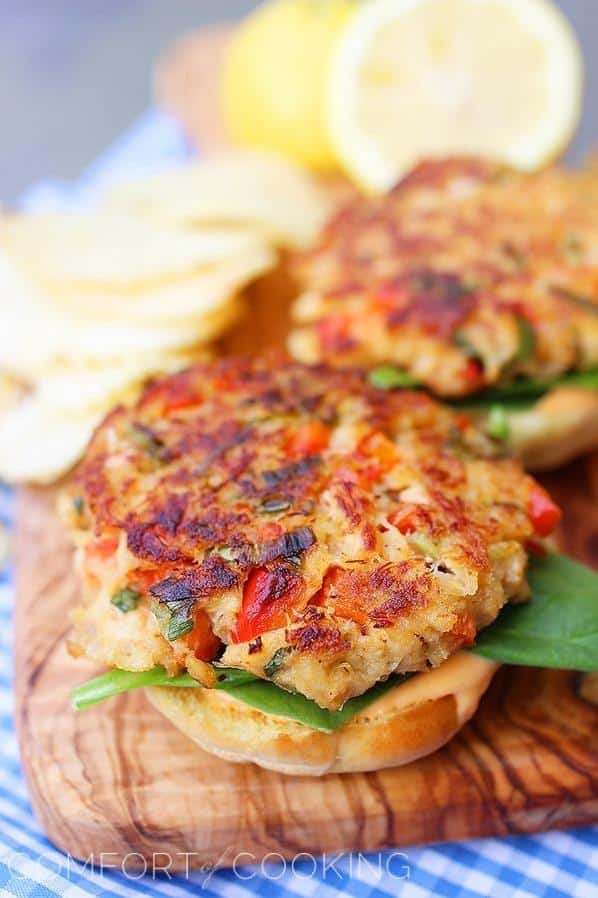  You won't be crabby after enjoying these spicy cakes!