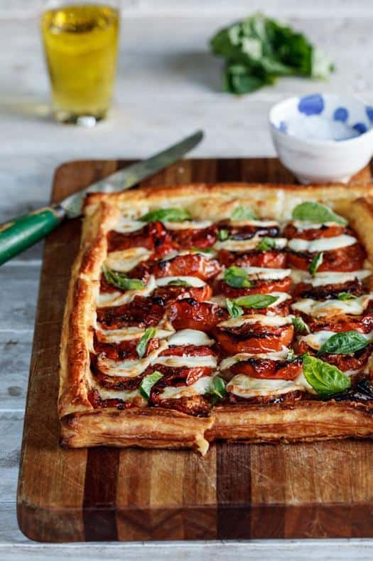  You'll fall in love with the vibrant colors of this Caprese Tart.